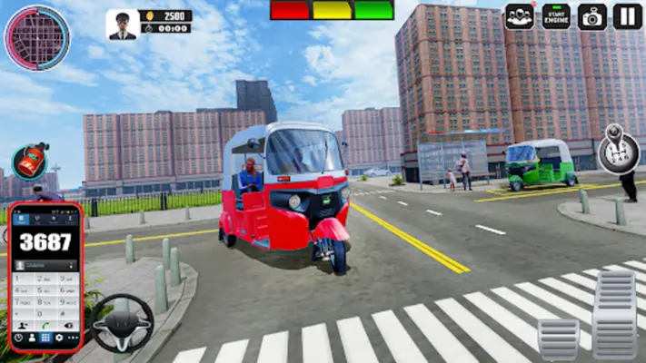 Auto Rickshaw 3D Tuk Tuk Game android App screenshot 0