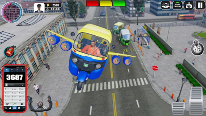 Auto Rickshaw 3D Tuk Tuk Game android App screenshot 3