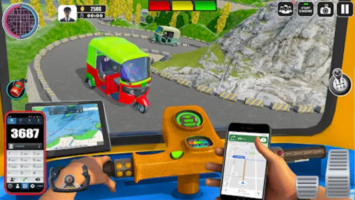 Auto Rickshaw 3D Tuk Tuk Game android App screenshot 4