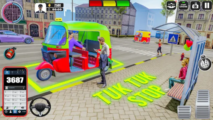 Auto Rickshaw 3D Tuk Tuk Game android App screenshot 6