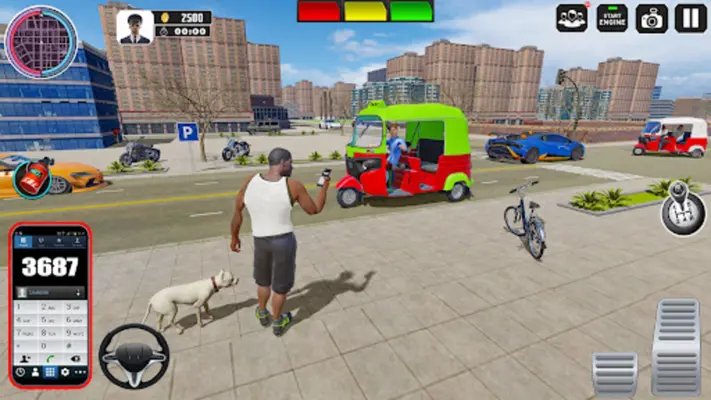 Auto Rickshaw 3D Tuk Tuk Game android App screenshot 7